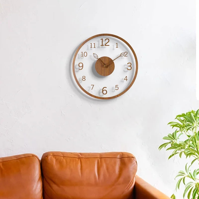 Orologio da parete lancetta a foglia