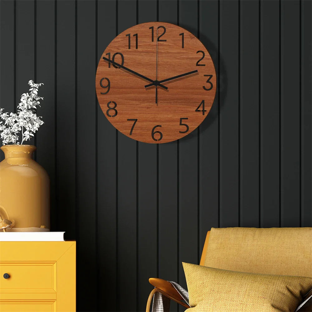 Orologio da parete legno fatto a mano