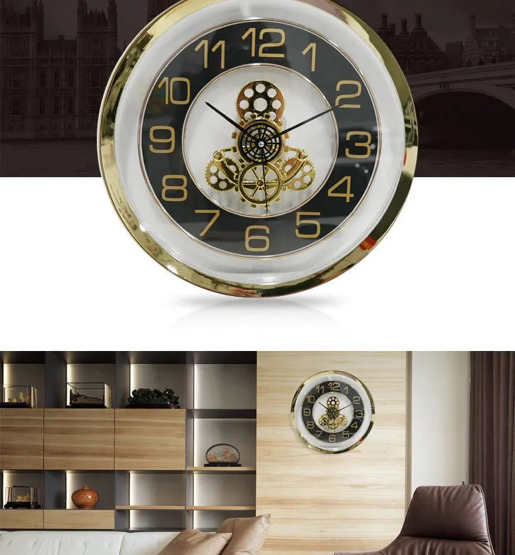 Orologio da parete lusso moderno ingranaggi