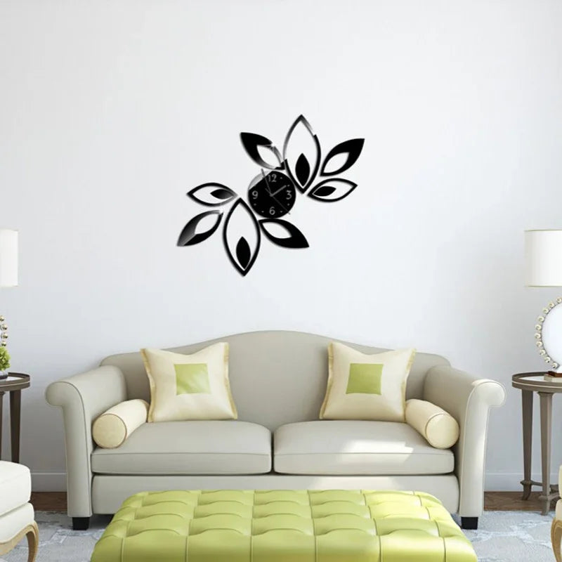 Orologio da parete moderno a specchio