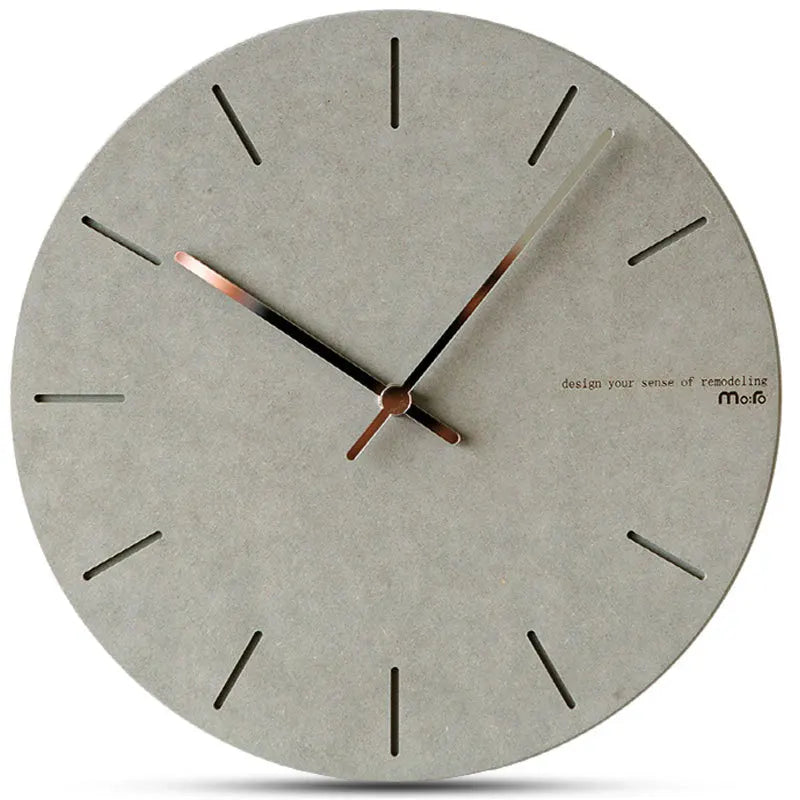 Orologio da parete moderno grigio