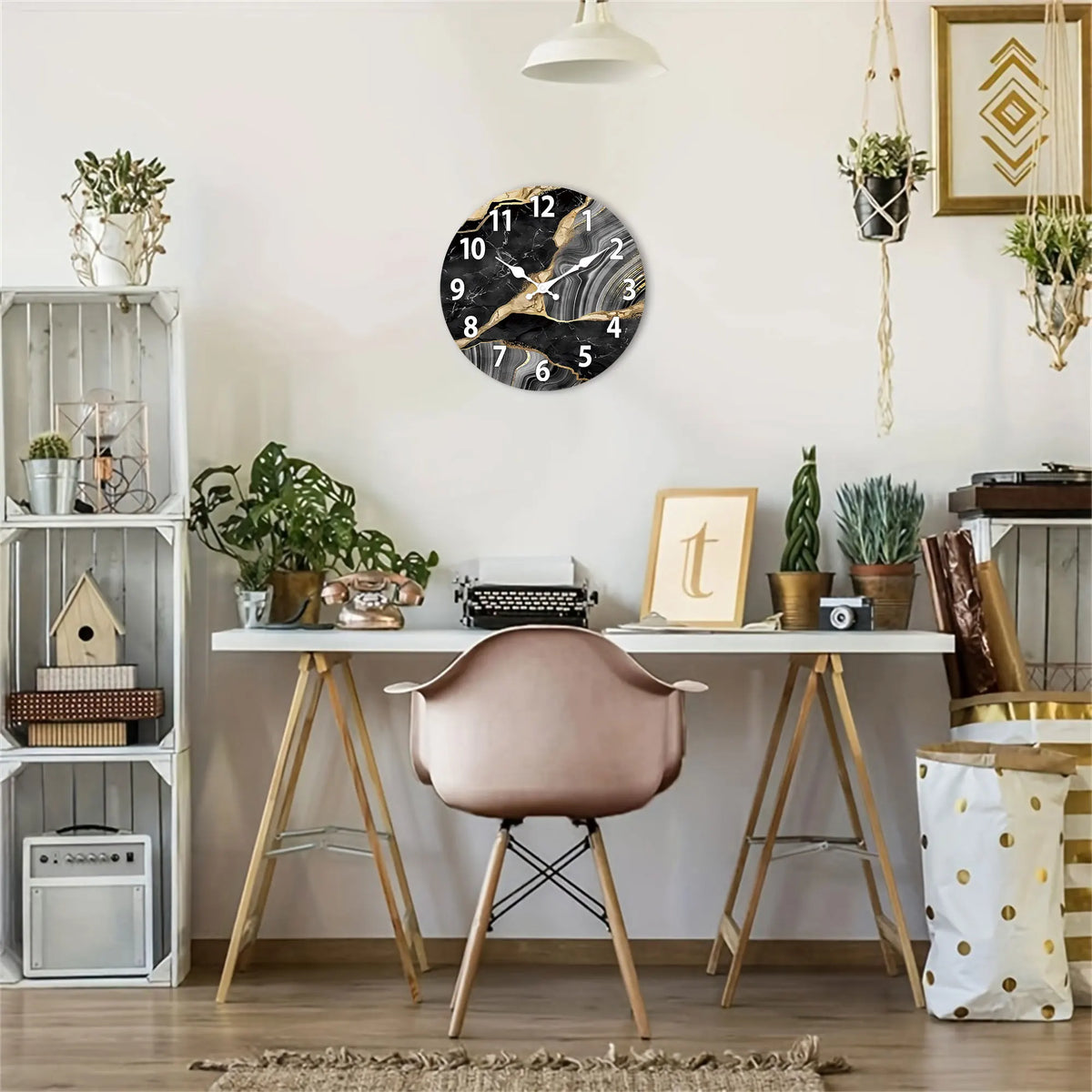 Orologio da parete moderno in legno