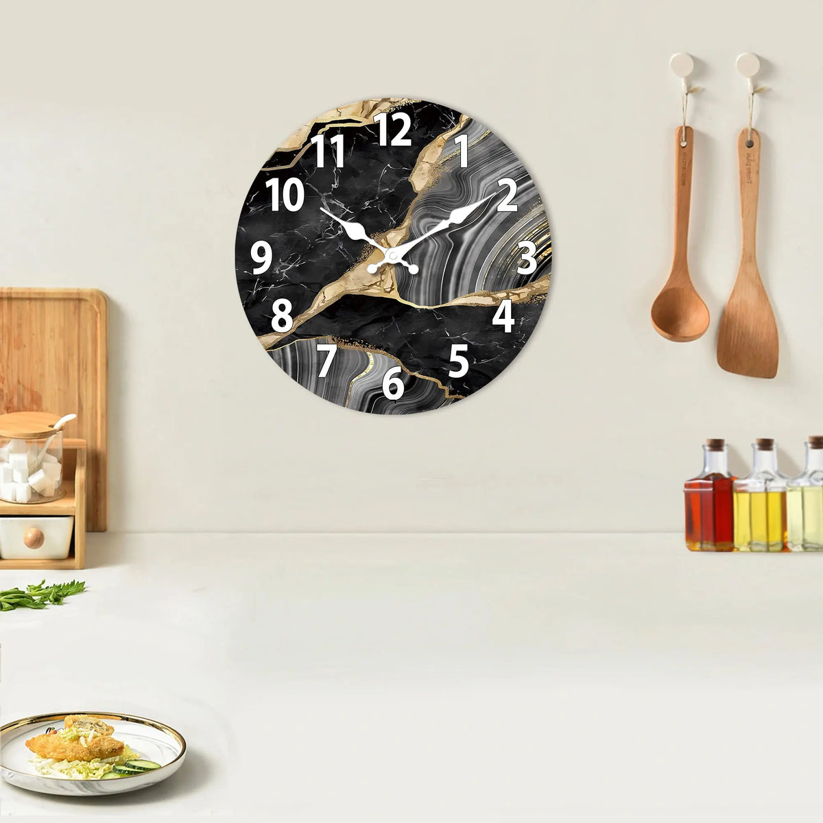 Orologio da parete moderno in legno