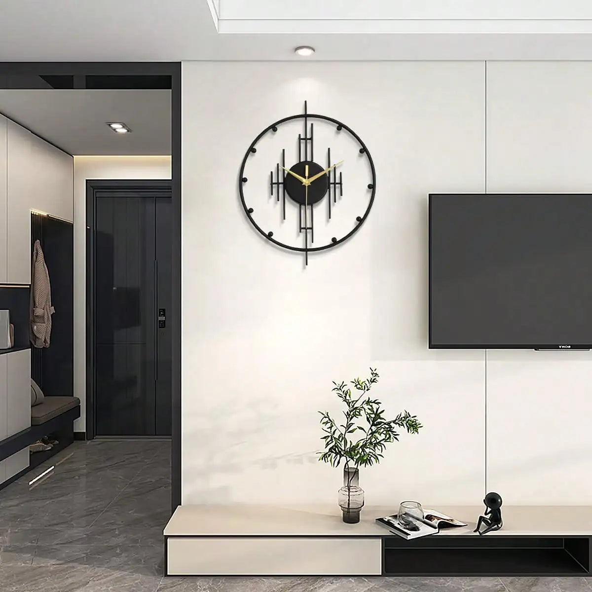 Orologio da parete moderno in metallo