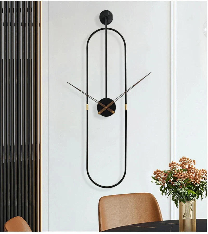 Orologio da parete moderno ovale