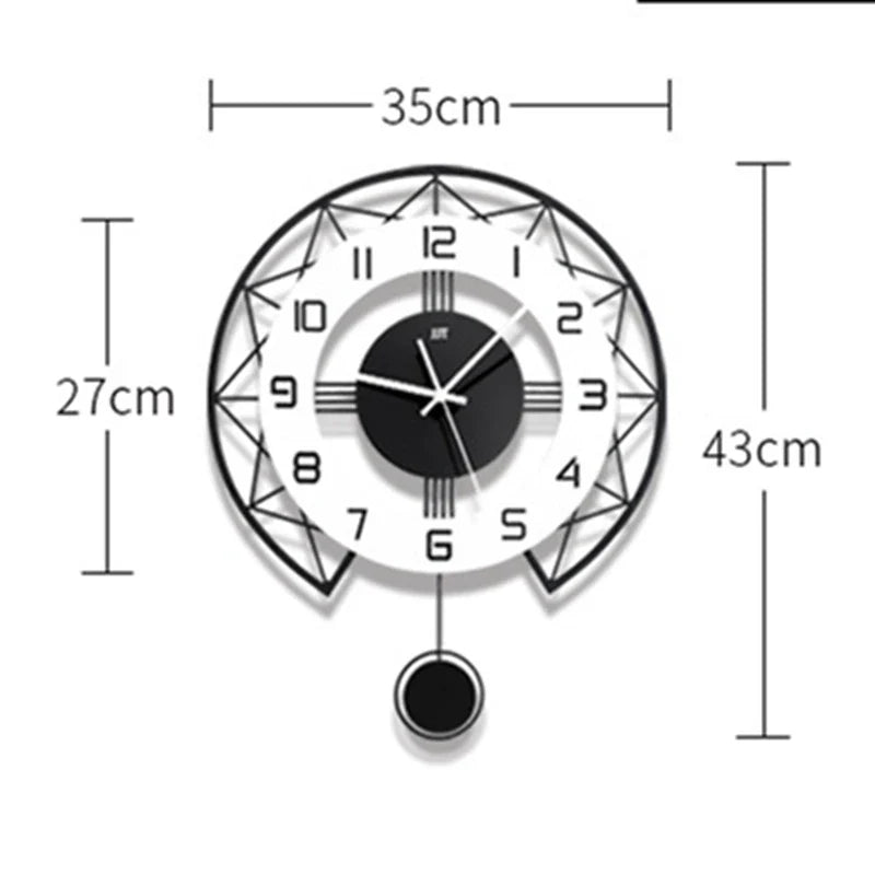 Orologio da parete moderno per soggiorno