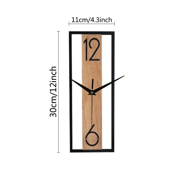 Orologio da parete moderno rettangolare