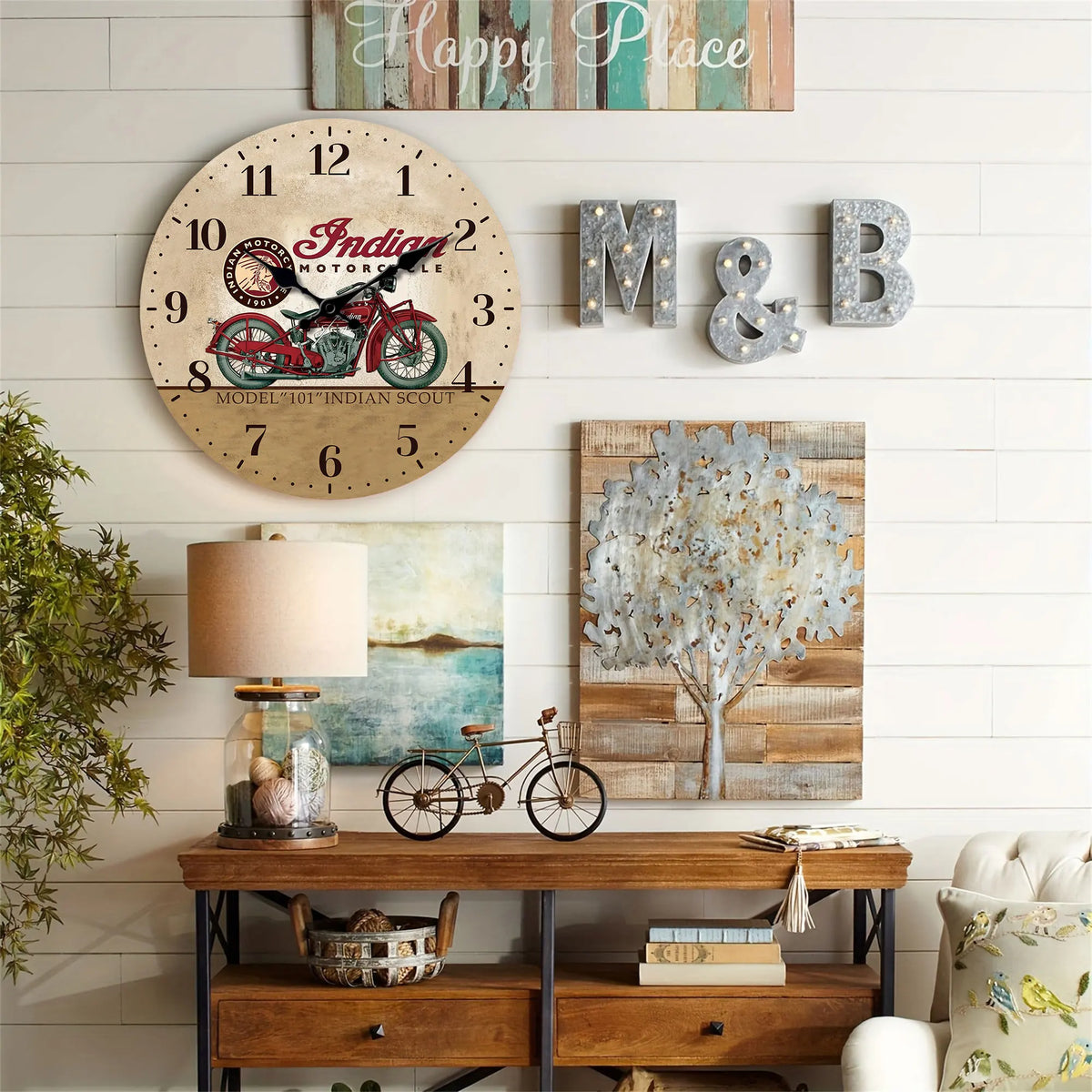 Orologio da parete particolare vintage