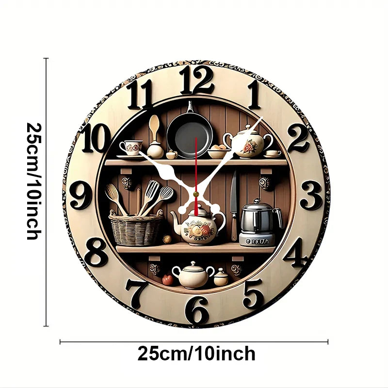 Orologio da parete per cucina colorato