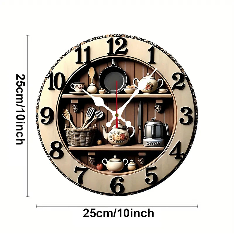 Orologio da parete per cucina colorato