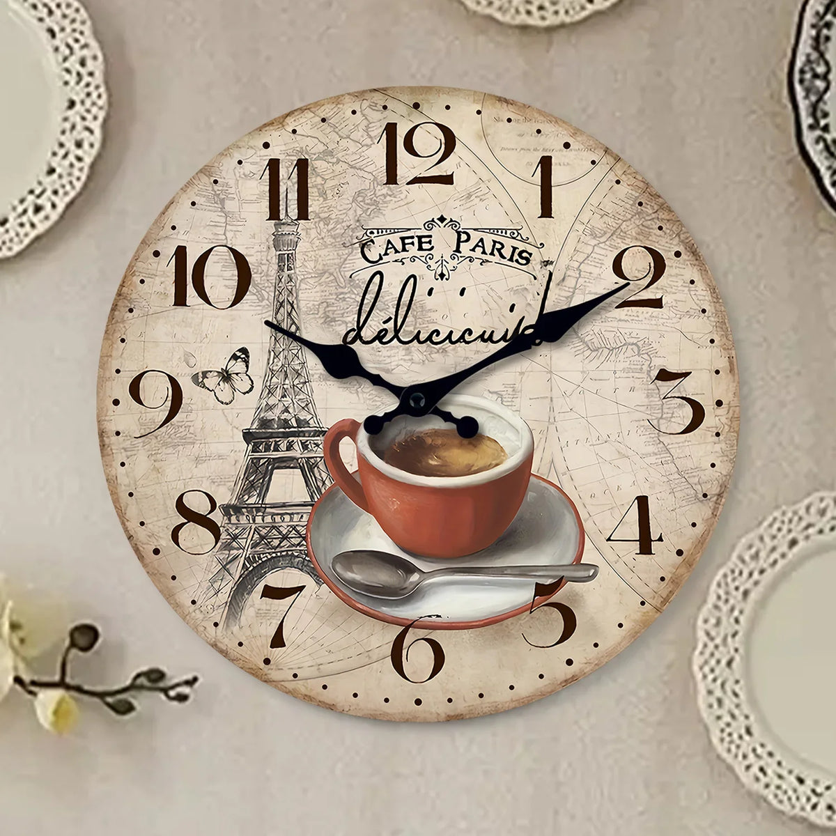 Orologio da parete per cucina rustico