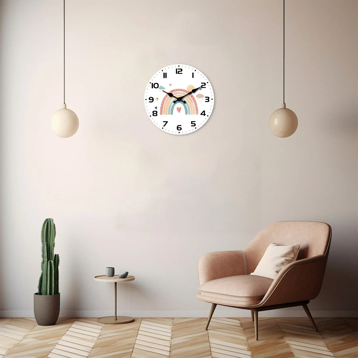 Orologio da parete per soggiorno colorato