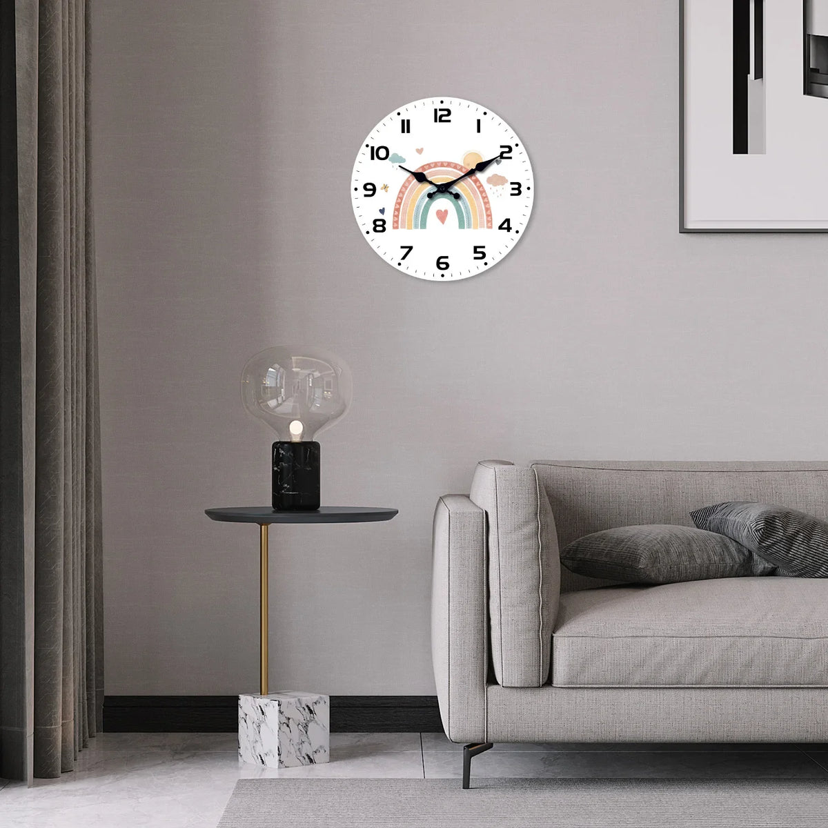 Orologio da parete per soggiorno colorato