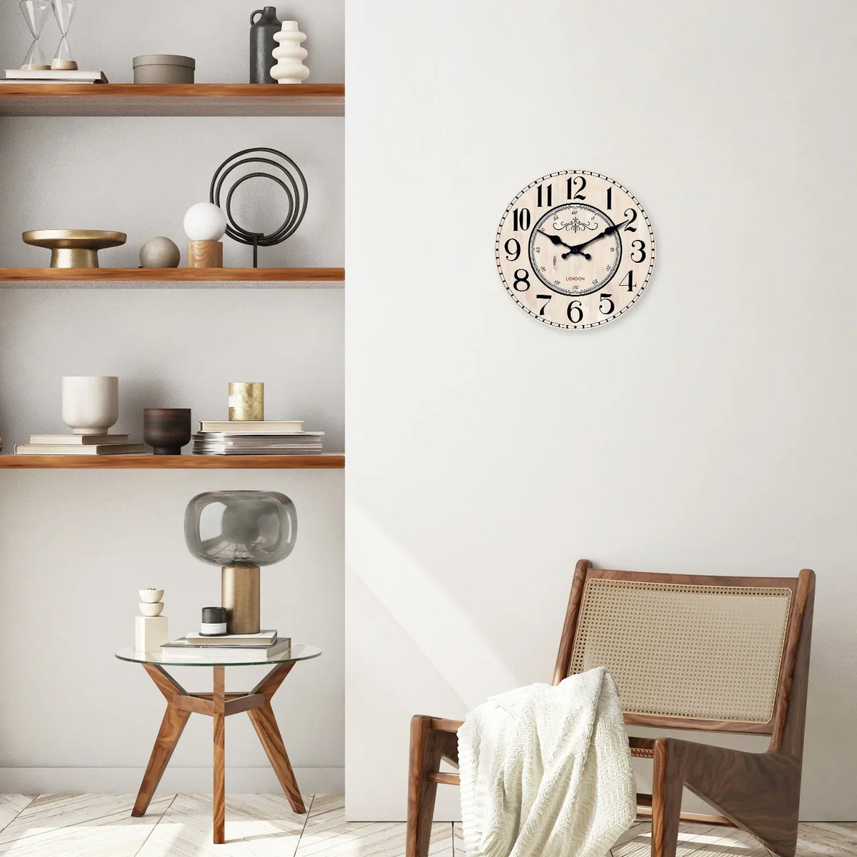 Orologio da parete per soggiorno vintage