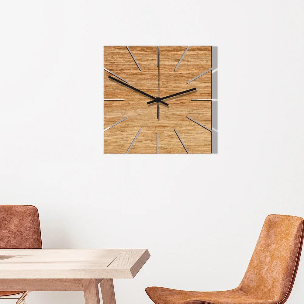 Orologio da parete quadrato scandinavo