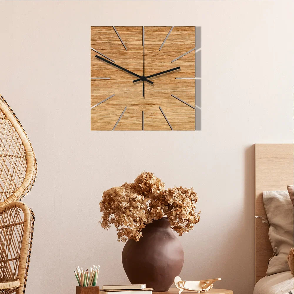Orologio da parete quadrato scandinavo