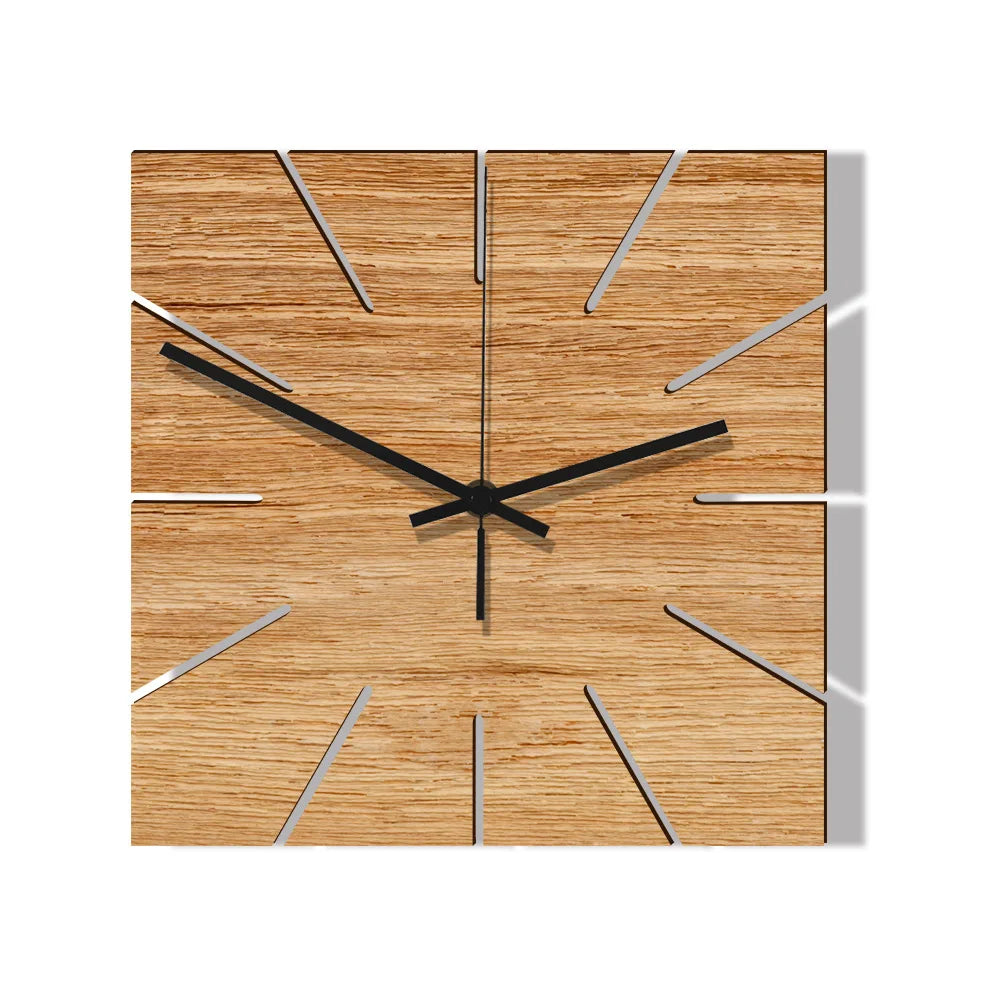 Orologio da parete quadrato scandinavo