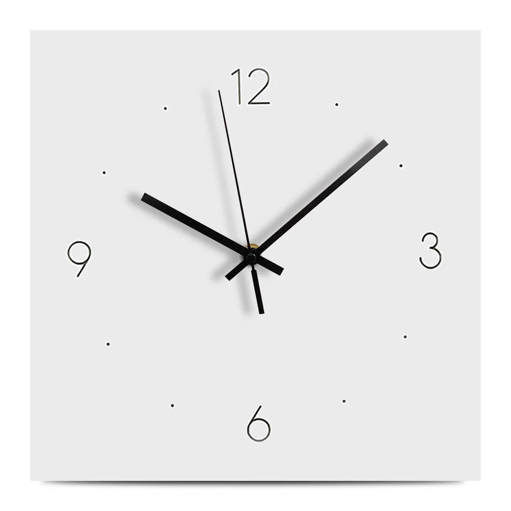 Orologio da parete quadrato silenzioso