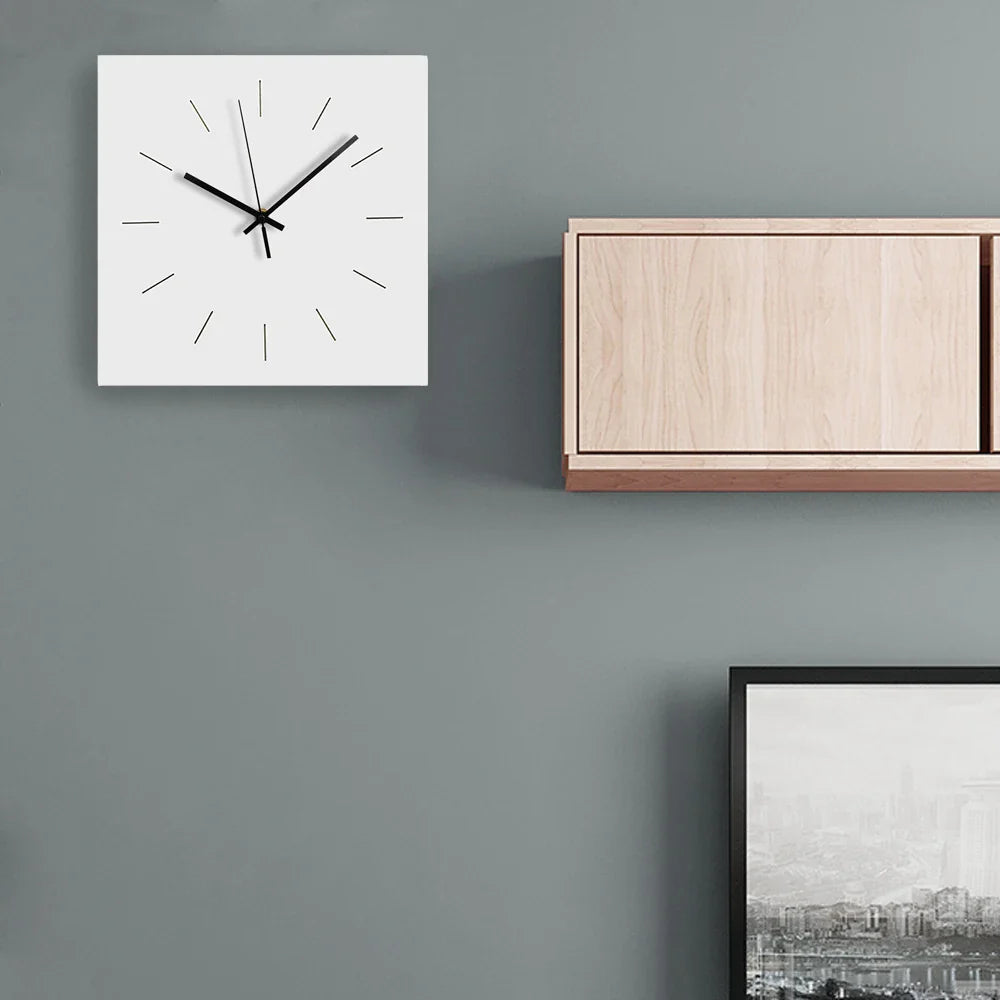 Orologio da parete quadrato silenzioso