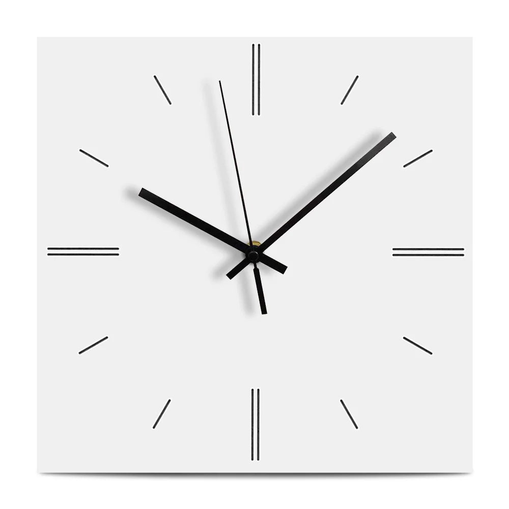 Orologio da parete quadrato silenzioso