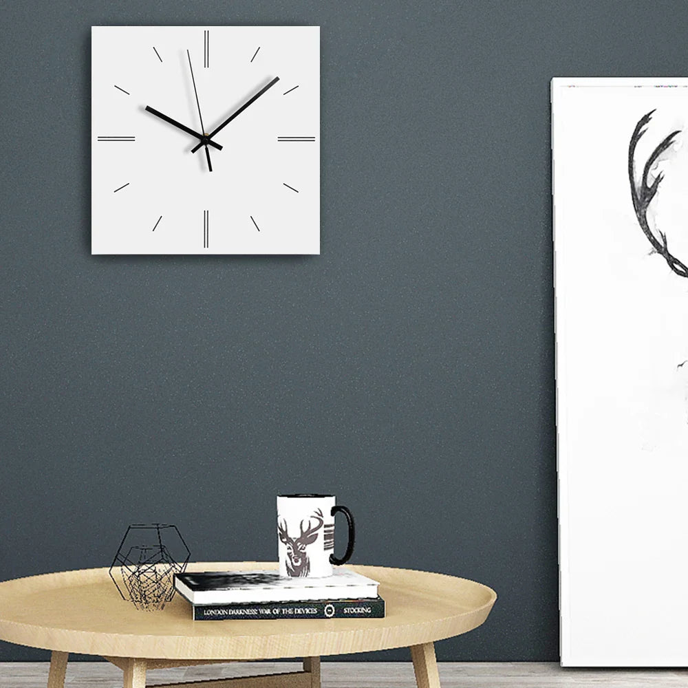 Orologio da parete quadrato silenzioso