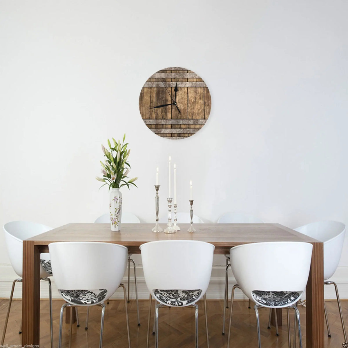 Orologio da parete rotondo stile country