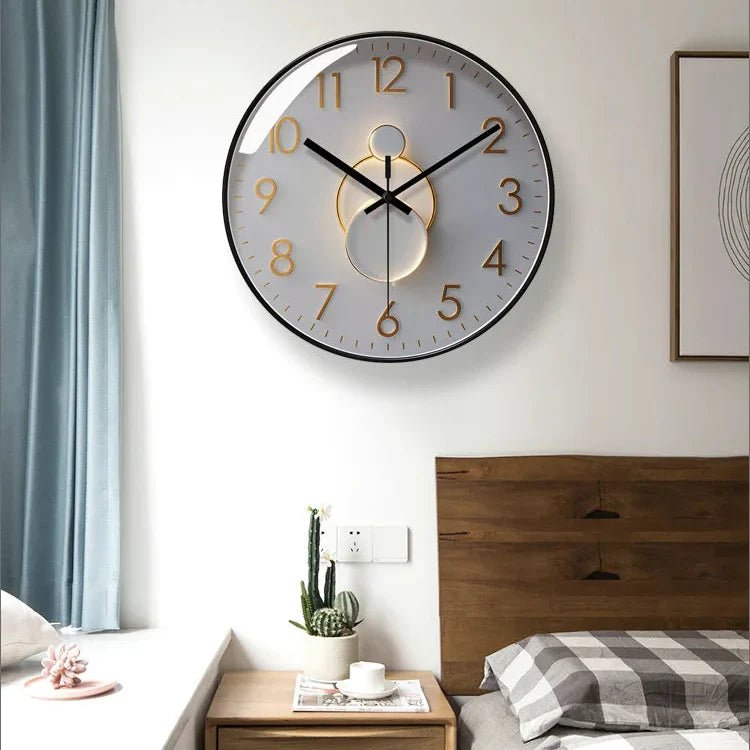 Orologio da parete silenzioso effetto luce