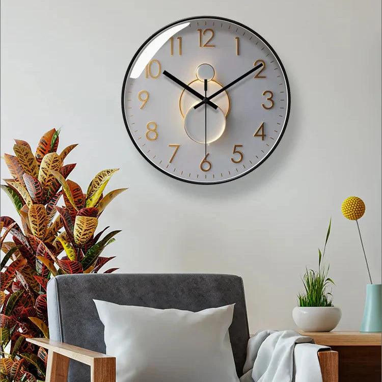 Orologio da parete silenzioso effetto luce