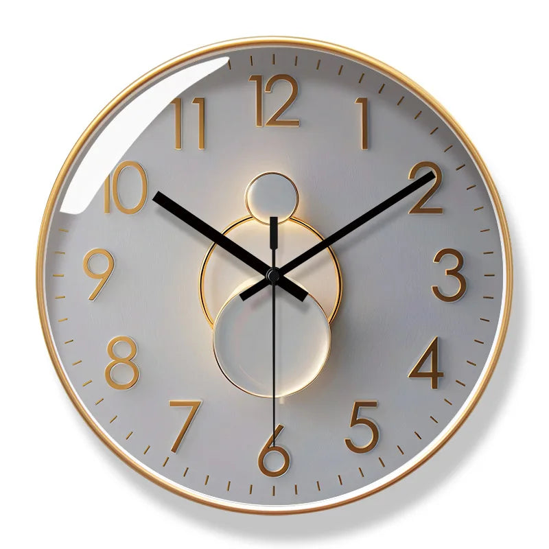 Orologio da parete silenzioso effetto luce