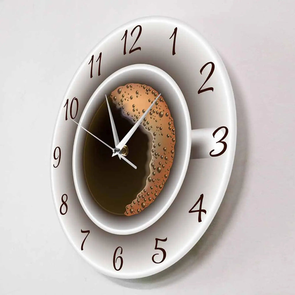 Orologio da parete tema caffè cucina