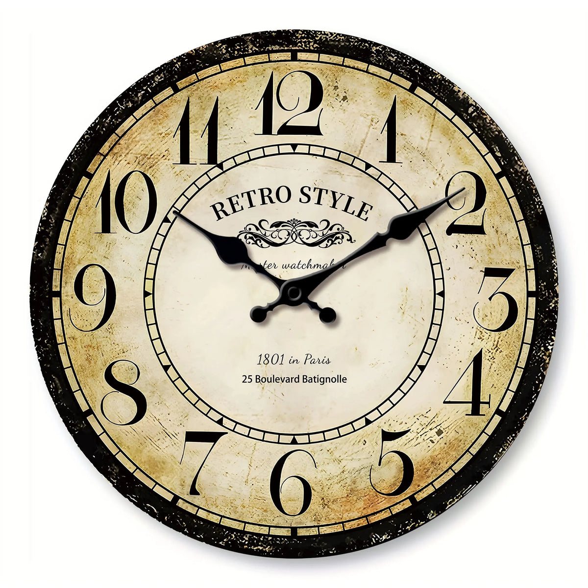 Orologio da parete vintage a tema retro