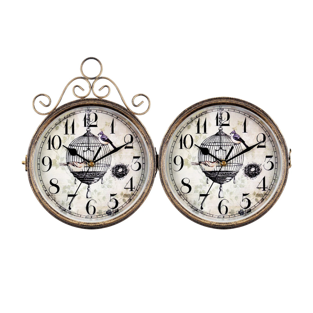 Orologio da parete vintage a tema stazione