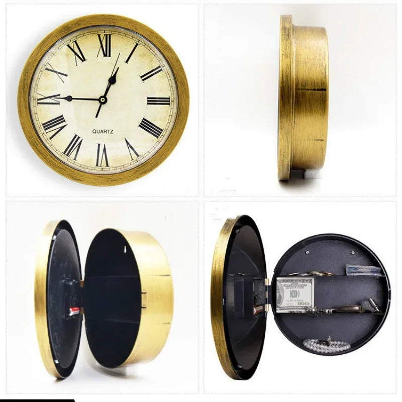 Orologio da parete vintage scomparto segreto