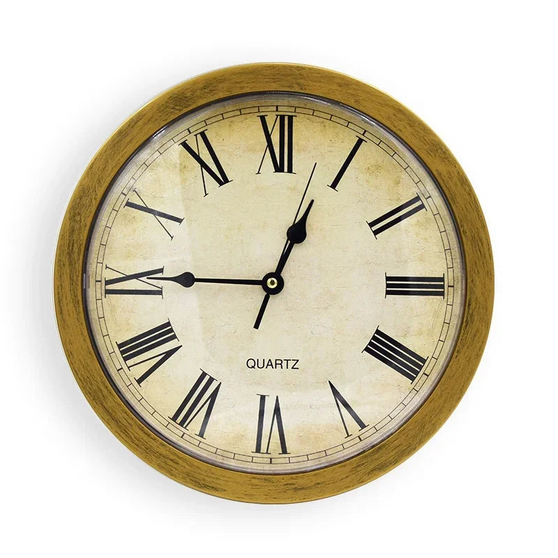Orologio Da Parete Con Cassaforte Nascosta, 3 Ripiani Interni, Quadrante Analogico Funzionante, Design Elegante Argento