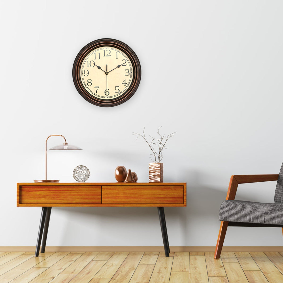 Orologio da parete vintage silenzioso