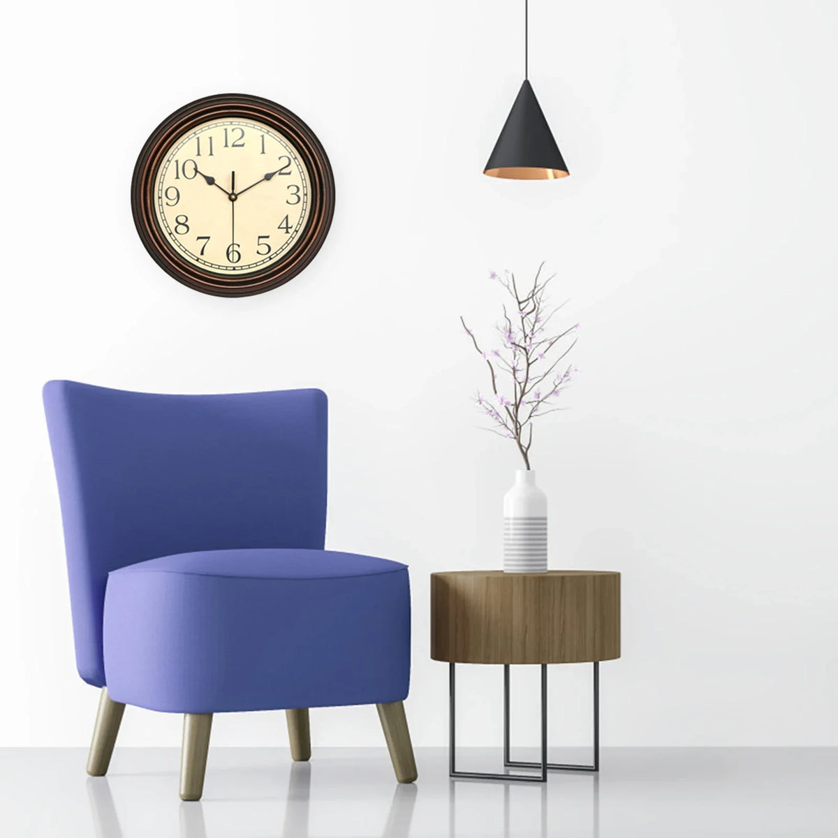 Orologio da parete vintage silenzioso