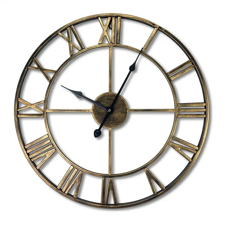 Orologio in ferro con numeri romani