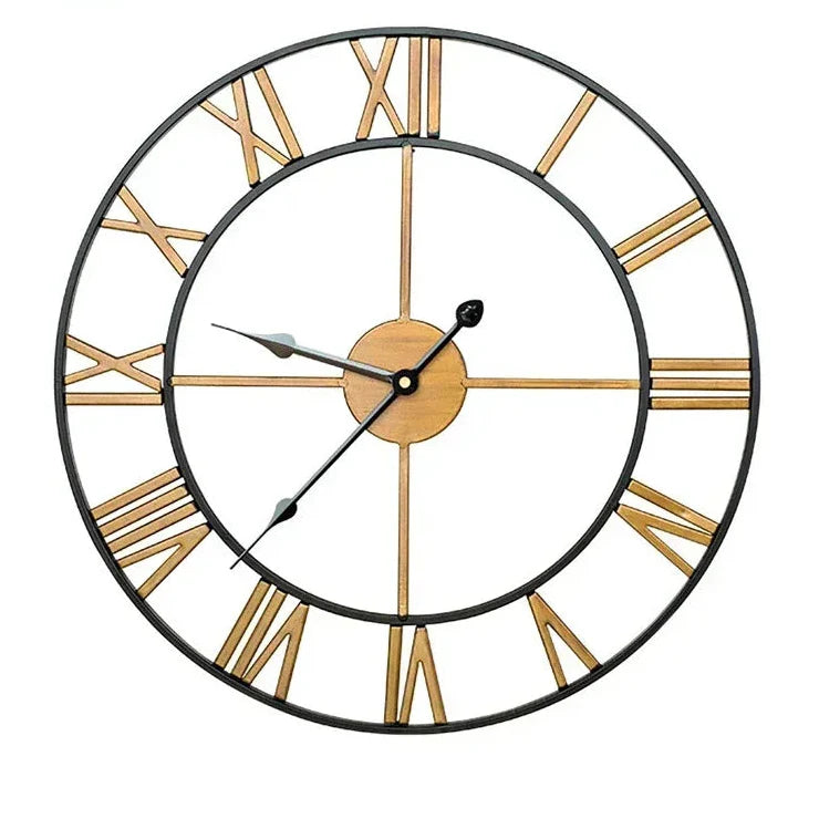 Orologio in ferro con numeri romani