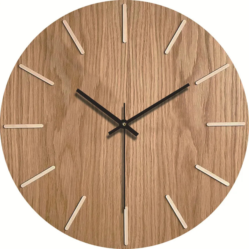 Orologio in legno semplice