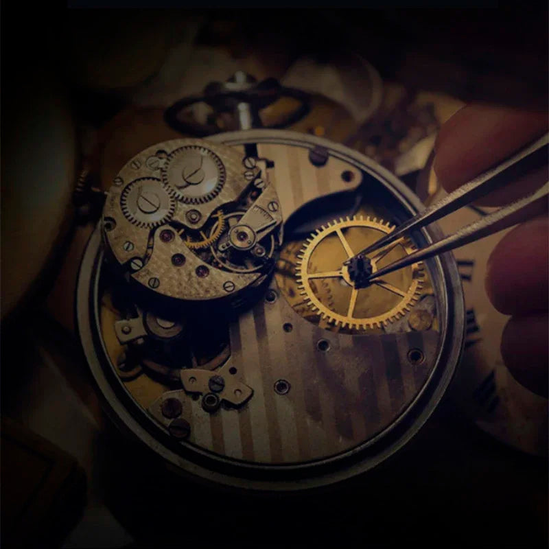 Orologio industriale con numeri romani