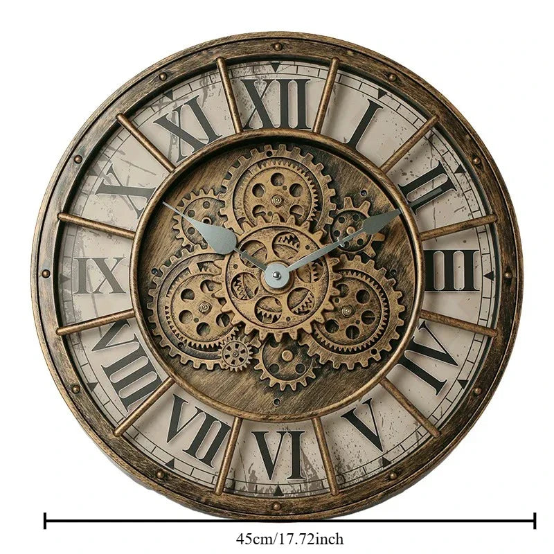 Orologio industriale con numeri romani