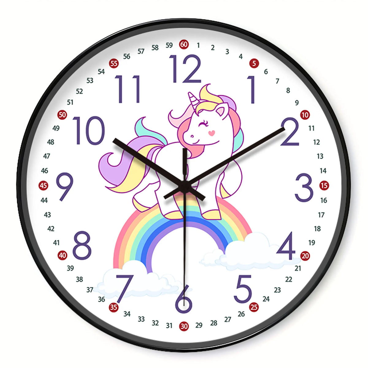 Orologio piccolo da parete unicorno